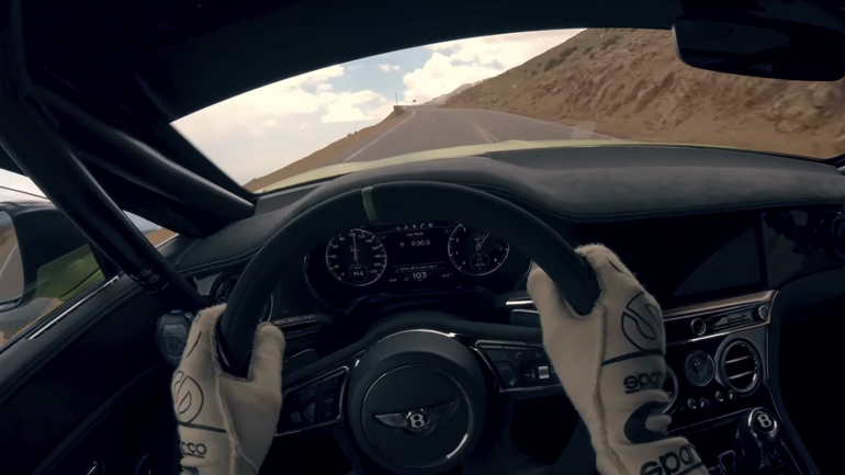 Δείτε την Continental GT να ανεβαίνει στα… σύννεφα