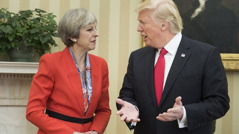 Βρετανία: Δεν υπάρχουν σχέδια για συνομιλίες Μέι-Τραμπ