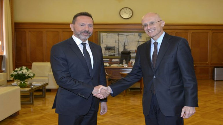 Την καλή εικόνα του τραπεζικού συστήματος παρουσίασε ο Γ. Στουρνάρας στον A. Enria του SSM – ΕΚΤ