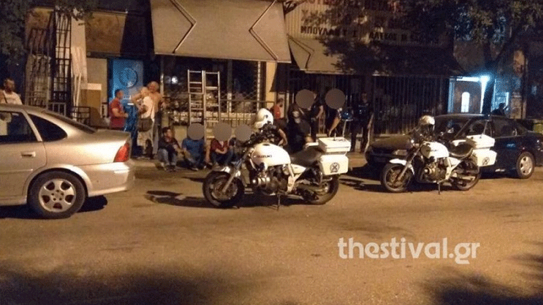 Σύλληψη διακινητών και μεταναστών στο κέντρο της Θεσσαλονίκης