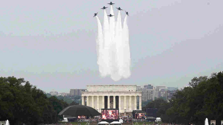 Οι εορτασμοί για την 4η Ιουλίου του Τραμπ κόστισαν τουλάχιστον 1,2 εκατ. δολάρια