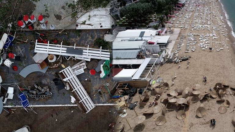 Η καταστροφή στη Χαλκιδική από drone