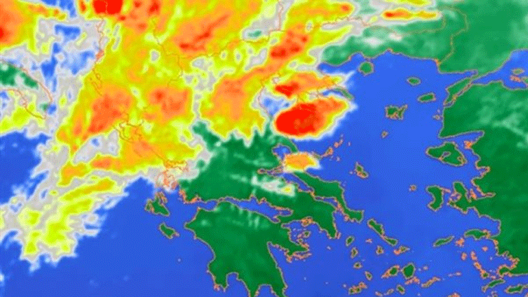 Βίντεο: Καρέ – καρέ το «μάτι» που έπληξε τη Χαλκιδική