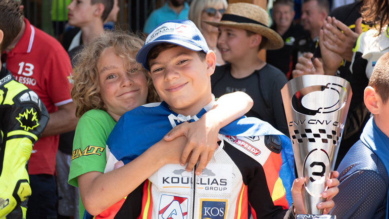 Ιταλικό πρωτάθλημα CIV/CNV: Ακόμη ένα βάθρο για τον 11χρονο Σπύρο Μάριο Φουρθιώτη!