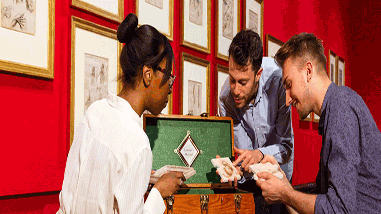 «Δωμάτιο διαφυγής» στο Μπάκιγχαμ Πάλας, εμπνευσμένο από τον ντα Βίντσι