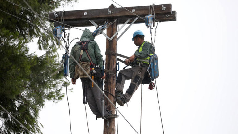Αποκαταστάθηκαν τα περισσότερα προβλήματα ηλεκτροδότησης στη Χαλκιδική