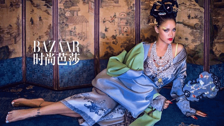 Η Ριάνα στο εξώφυλλο του Harper’s Bazaar China προκαλεί αντιδράσεις