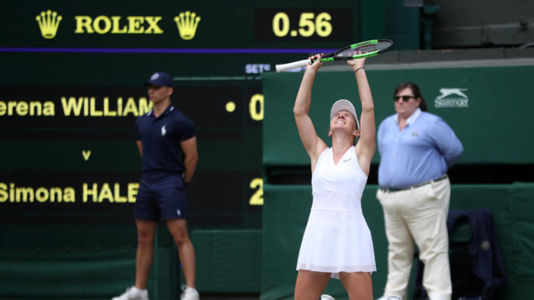 Τένις: Θρίαμβος της Χάλεπ επί της Σερένα Ουίλιαμς στον τελικό του Γουίμπλεντον Τένις: Θρίαμβος της Χάλεπ επί της Σερένα Ουίλιαμς στον τελικό του Γουίμπλεντον
