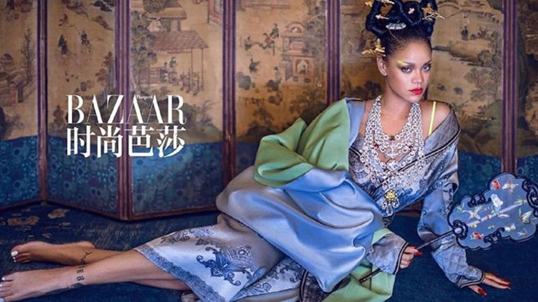 Η Rihanna στο εξώφυλλο του Harper’s Bazaar China προκαλεί αντιδράσεις