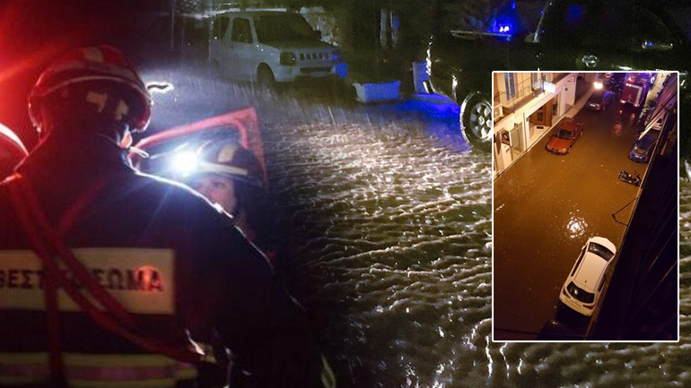 Πνίγηκε η δυτική Ελλάδα