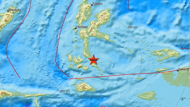 Ινδονησία: Σεισμική δόνηση 7,3R στο νησί Χαλμαχέρα