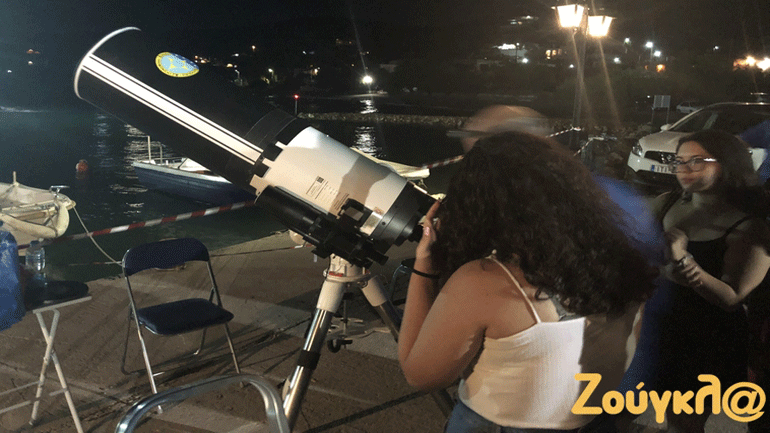 9η Αστροβραδιά Σαλαμίνας: Παρατηρώντας από την παραλία τη Σελήνη, τον Δία και τον Κρόνο!