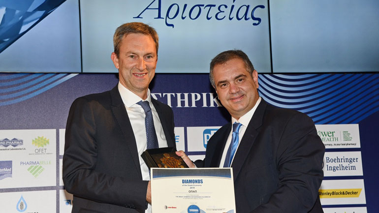 «Επιχείρηση της Χρονιάς» o ΟΠΑΠ στα Diamonds of the Greek Economy