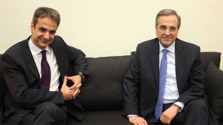 Τετ α τετ Κ. Μητσοτάκη – Αντ. Σαμαρά στη Βουλή