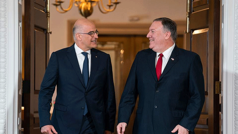 Πομπέο σε Δένδια: Πυλώνας σταθερότητας και σημαντικός σύμμαχος η Ελλάδα