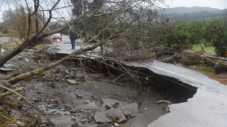 Χανιά: Διάθεση 5,8 εκατ. ευρώ από την Περιφέρεια για αποκατάσταση ζημιών από την κακοκαιρία