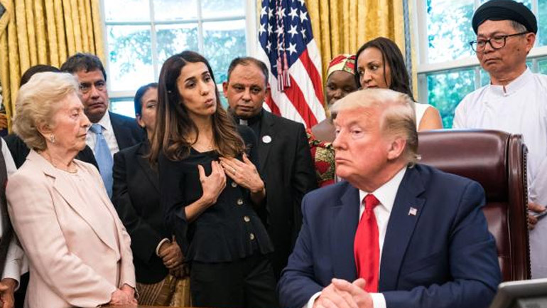 ΗΠΑ: Ο Τραμπ συνάντησε τη Νάντια Μουράντ