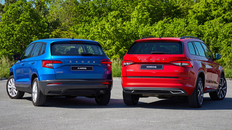Αλλαγές στο σήμα των Skoda Karoq και Kodiaq