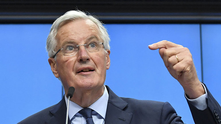 Μισέλ Μπαρνιέ: Η Ε.Ε. «δεν εντυπωσιάζεται» από τις απειλές για Brexit χωρίς συμφωνία