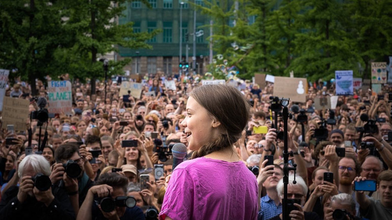 Γερμανία: Η 16χρονη ακτιβίστρια Γκρέτα Τούνμπεργκ μίλησε για το κλίμα σε συγκέντρωση στο Βερολίνο