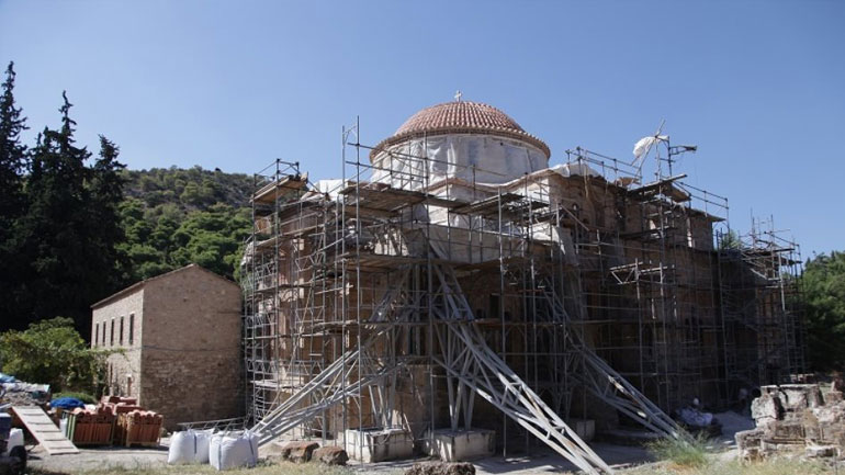 Κλειστή σήμερα η Μονή Δαφνίου λόγω προβλημάτων από τον σεισμό