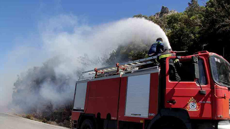 Φωτιά σε δασική έκταση στον Κιθαιρώνα