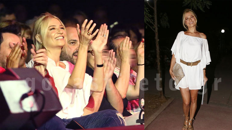 Φαίη Σκορδά: Θεατρική βραδιά με αρχαιοελληνικό look!