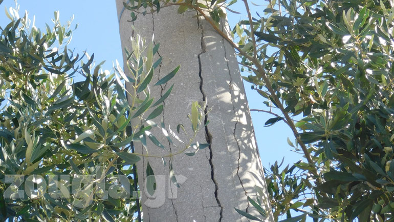 Kαταγγελία: Επικίνδυνες κολόνες στη Ν. Ιωνία