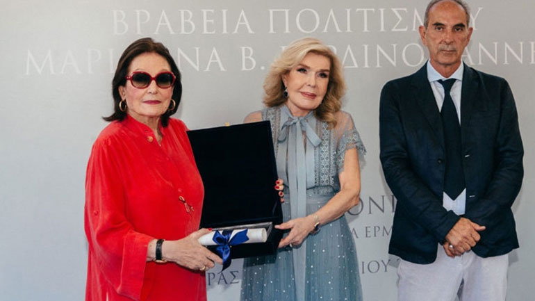 Όλα όσα έγιναν στην απονομή των δεύτερων «Βραβείων Πολιτισμού Μαριάννα Β. Βαρδινογιάννη»