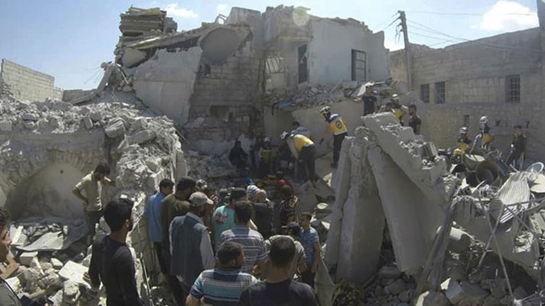 Συρία: Τουλάχιστον 16 άμαχοι νεκροί σε ρωσική αεροπορική επιδρομή στην Ιντλίμπ