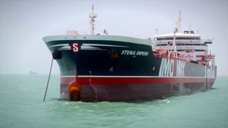 Εχθρική πράξη για τους Βρετανούς η κατάσχεση του τάνκερ