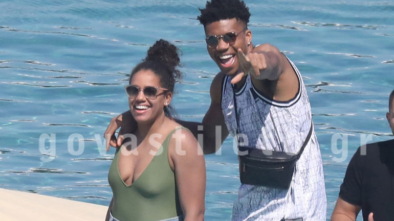 Γιάννης Αντετοκούνμπο: Συνεχίζει τις διακοπές του στη Μύκονο μαζί με την οικογένειά του!