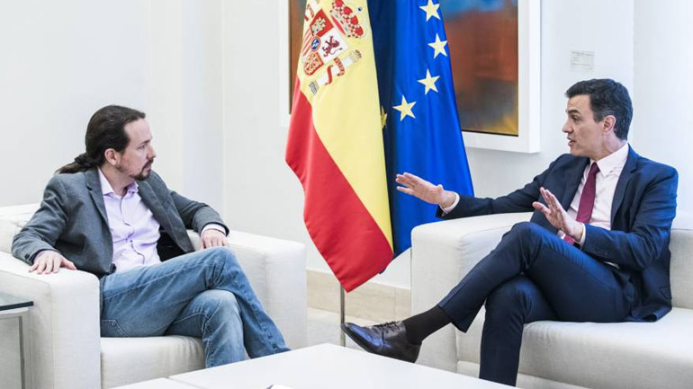 Ισπανία: Λιγοστεύουν οι πιθανότητες συμφωνίας Σοσιαλιστών-Podemos για σχηματισμό κυβέρνησης