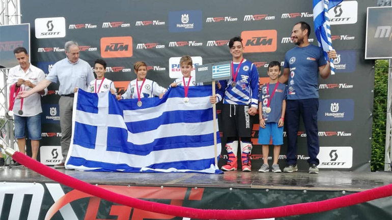 Οι 4 Έλληνες που πήραν μέρος στο Junior Motocross των Εθνών