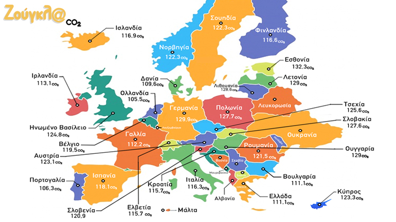Πόσο μολύνουν την Ευρώπη (CO2) τα αυτοκίνητα – Η Ελλάδα από τις… καθαρές χώρες