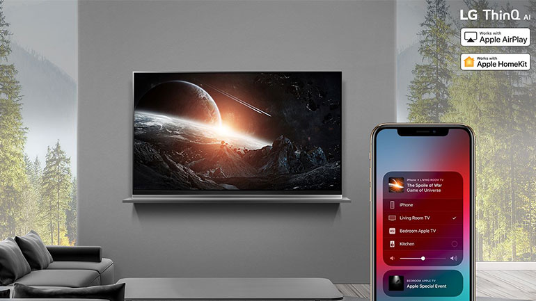 Διαθέσιμα τα Apple AirPlay 2 και HomeKit για τις τηλεοράσεις LG