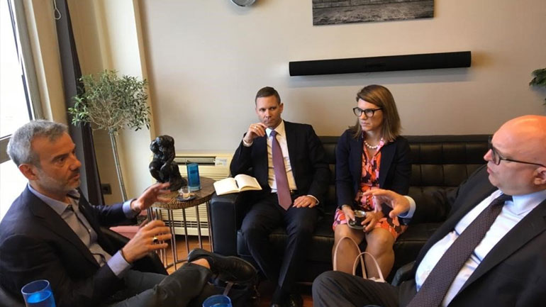 Με Άνθιμο και Κ. Ζέρβα συναντήθηκε ο Αμερικανός ΥΦΥΠΕΞ Φ. Ρίκερ