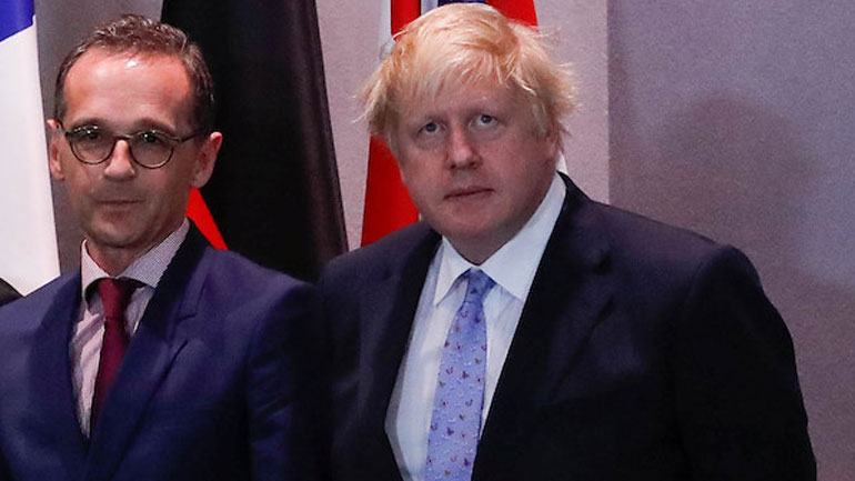 «Kαλή τύχη» ευχήθηκε o Γερμανός ΥΠΕΞ στον Μπόρις Τζόνσον