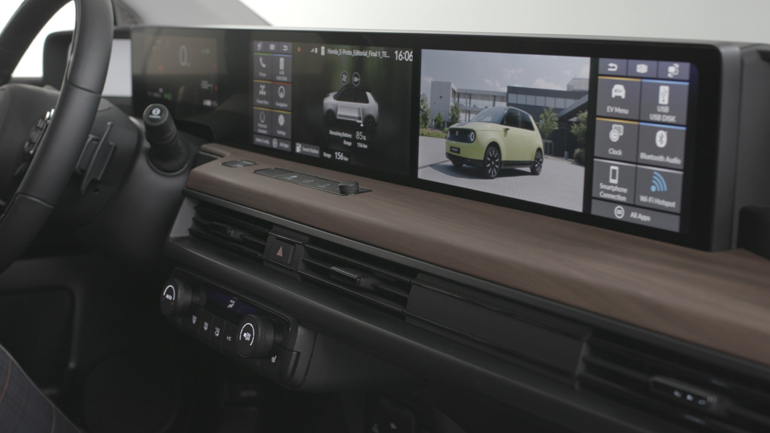 To έξυπνο εσωτερικό του Honda e