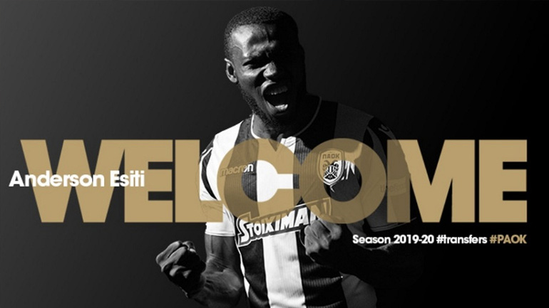 ΠΑΟΚ: Ανακοινώθηκε ο Εσίτι