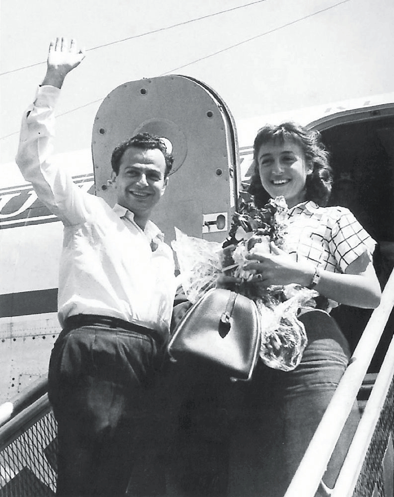 Ο Μιχάλης Κακογιάννης με την Έλλη Λαμπέτη