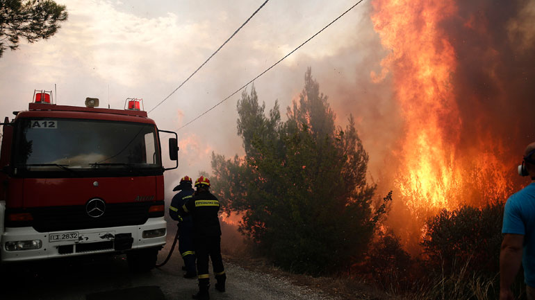 Υπό έλεγχο η νέα φωτιά που ξέσπασε στο Hράκλειο