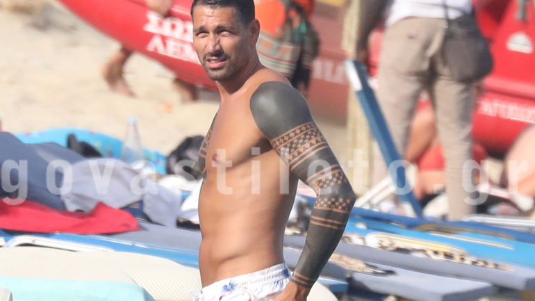 Marco Borriello: Διακοπές στη Μύκονο για τον γοητευτικό Ιταλό ποδοσφαιριστή