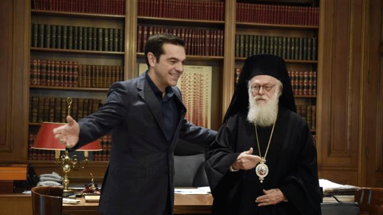 Συνάντηση Τσίπρα με τον Αρχιεπίσκοπο Αλβανίας