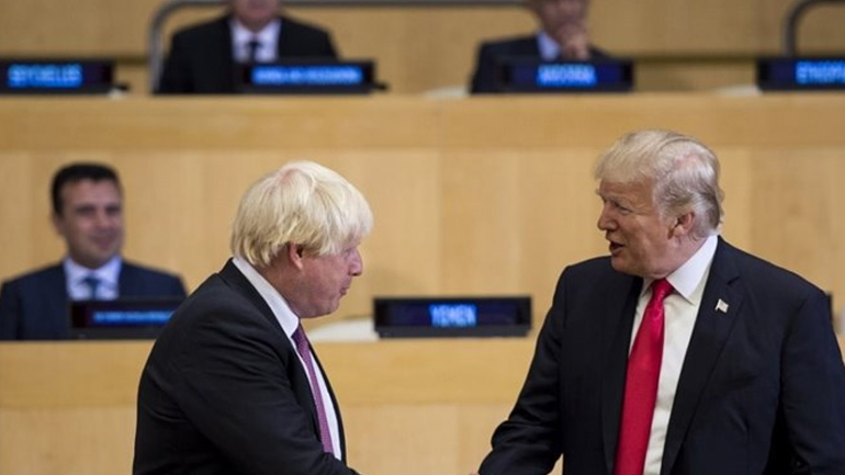 Εγκώμιo Τραμπ για τον Μπόρις Τζόνσον