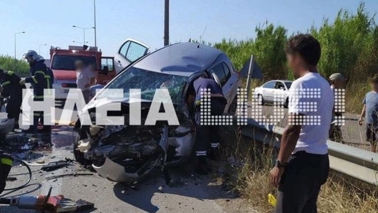 Πύργος: Τροχαίο με μία νεκρή και τρεις τραυματίες