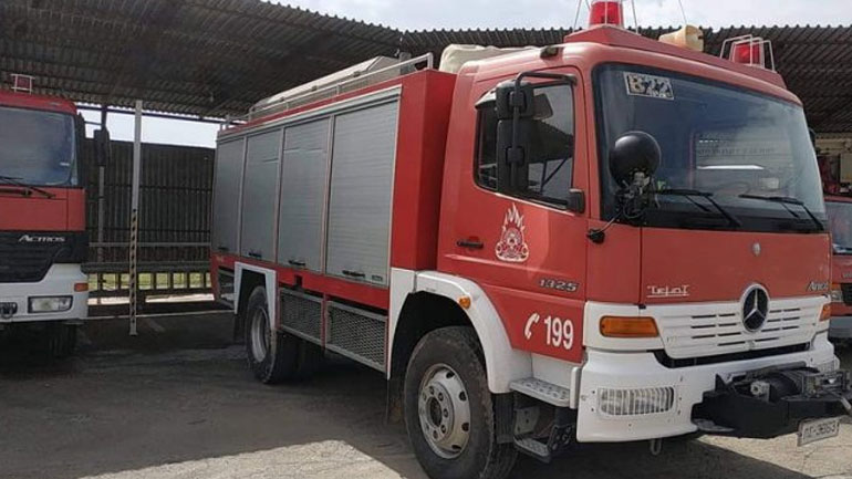 Φωτιά στο νεκροταφείο Ηρακλείου