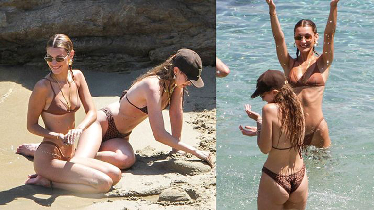 Bella & Gigi Hadid: Ξέγνοιαστες στιγμές στο νησί των ανέμων!