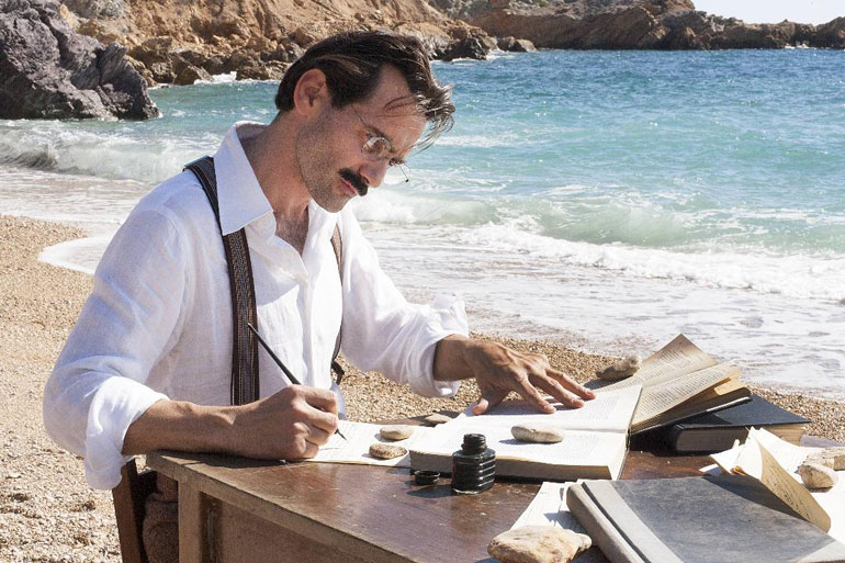 Ο Οδυσσέας Παπασπηλιόπουλος στην ταινία Καζαντζάκης