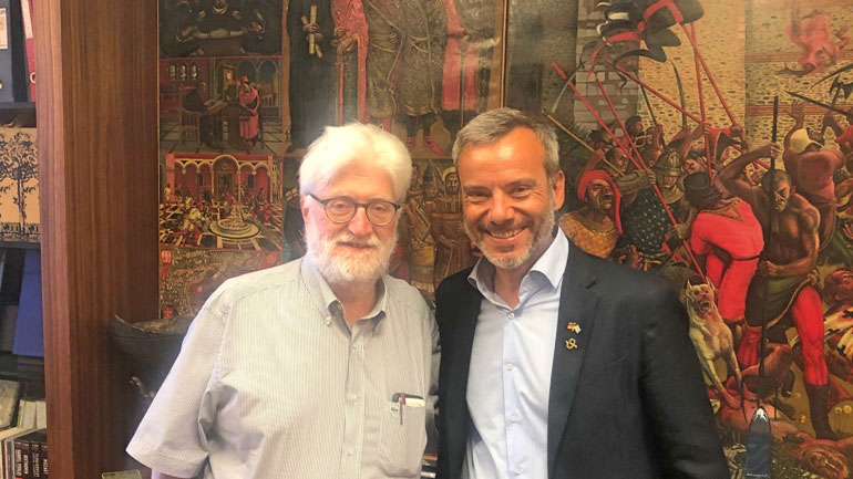 Θεσσαλονίκη: Συνάντηση Κ. Ζέρβα με τον νέο δήμαρχο Ιωαννιτών Μωυσή Ελισάφ